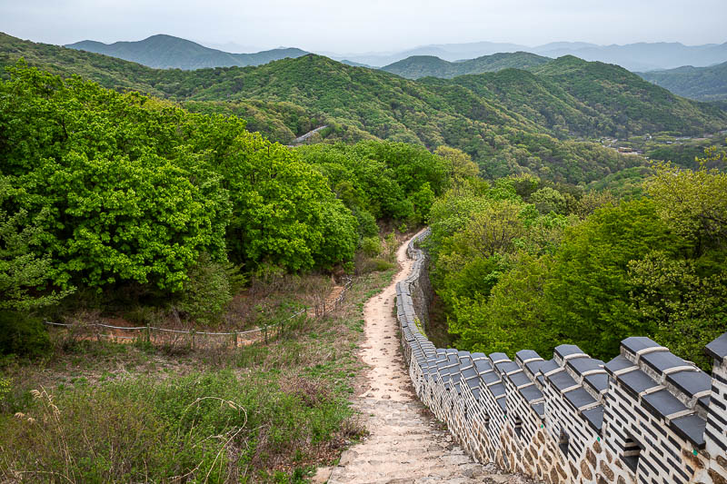 Korea-Seoul-Namhansanseong-Fortress - I was still shocked that there were no other people.
