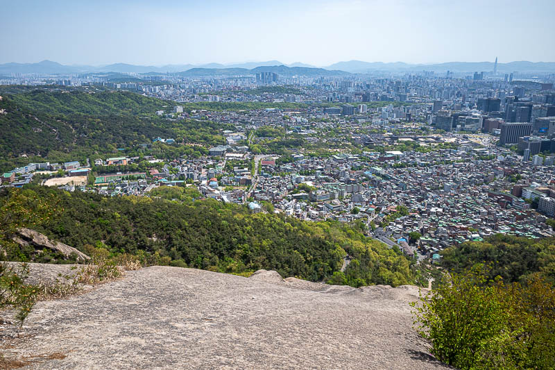 Korea-Seoul-Inwangsan-Market - Probably a quicker way down if you had a long rope.