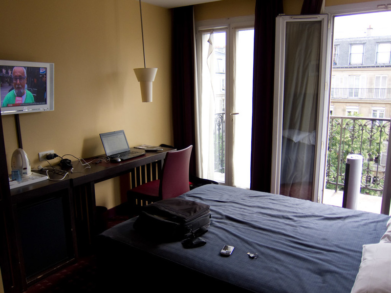 France-Paris-Eurostar-London - This is my room, on the 5th floor. No complaints so far.