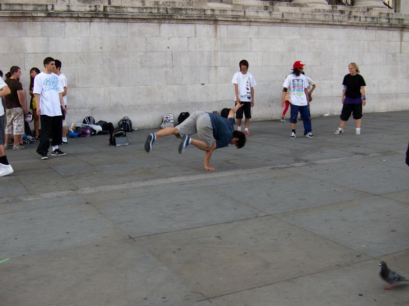 London 3 - June/July 2010 - Heres some random really poor breakdancers. If you are this bad at something you should practice at home before showing off in front of huge crowds.