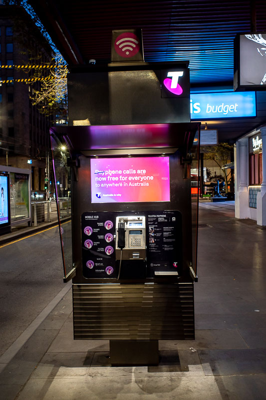  - Free public phones are a thing now, as they have huge advertising screens on them.