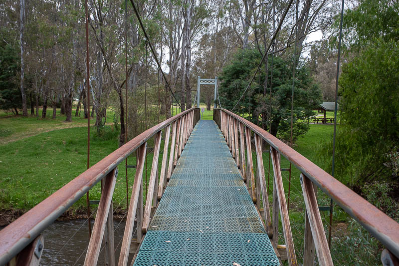 - The mosaic trail includes a number of river crossings.