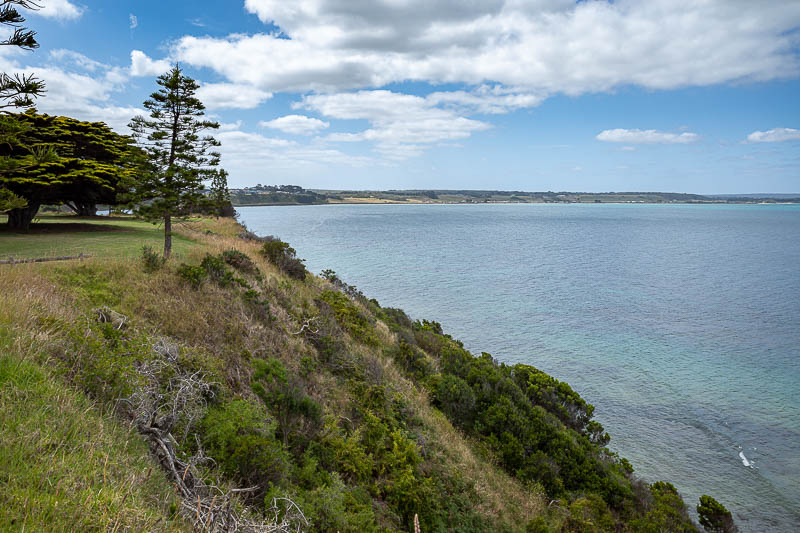  - There are coastal views from the apartment we are staying at which is about 1km north of Portland city centre. This is the view further away from Port