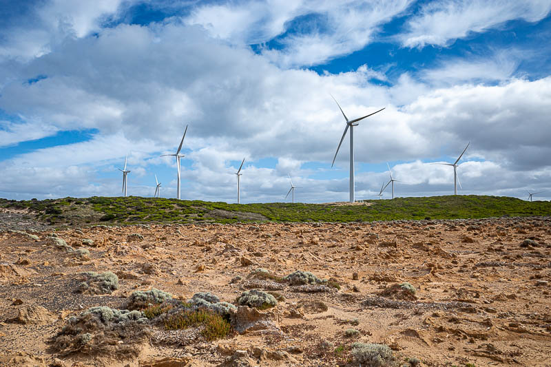  - A less interesting photo of windmills.