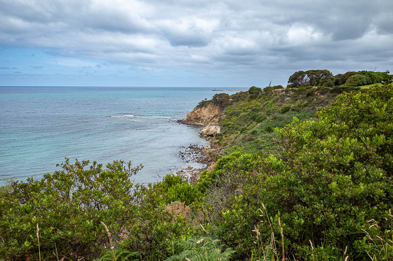  - And here is the view along the coast towards Portland.