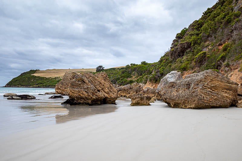  - The rocks here were very interesting. There is a seal colony about an hours walk away, a bit too far to go to today, so enjoy rock photos without any 