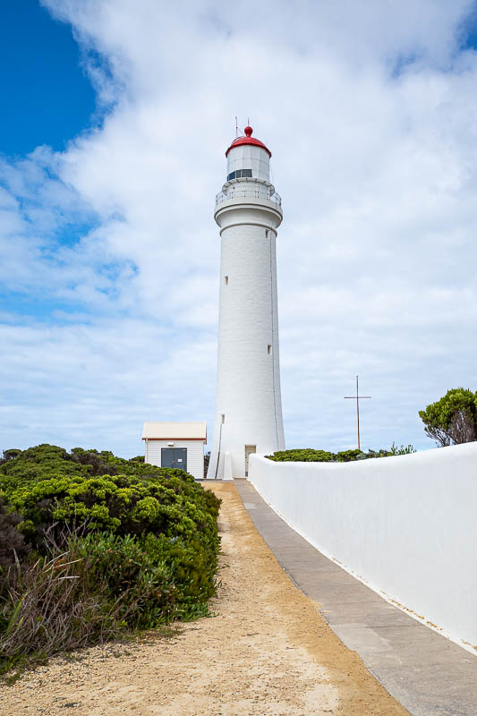  - Here is the lighthouse. You can stay in the lighthouse keeper houses that surround it. There is a cafe here but it is closed over xmas, which seems a 