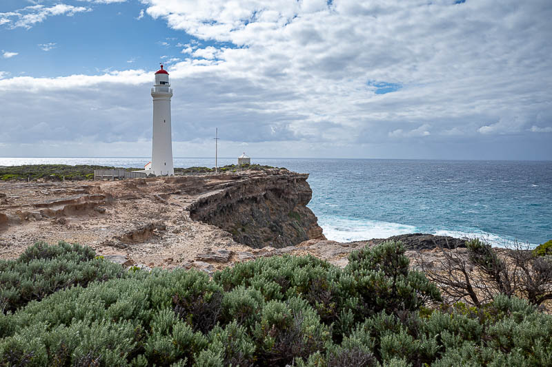  - Time to walk away from the lighthouse on the great south western walk. Excellent scenery again, but very very windy.