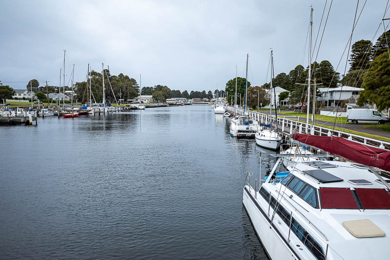  - Here are some boats, you can walk all the way along the wooden jetty thing. Another grey day with periodic rain and cool temperatures, which is highly