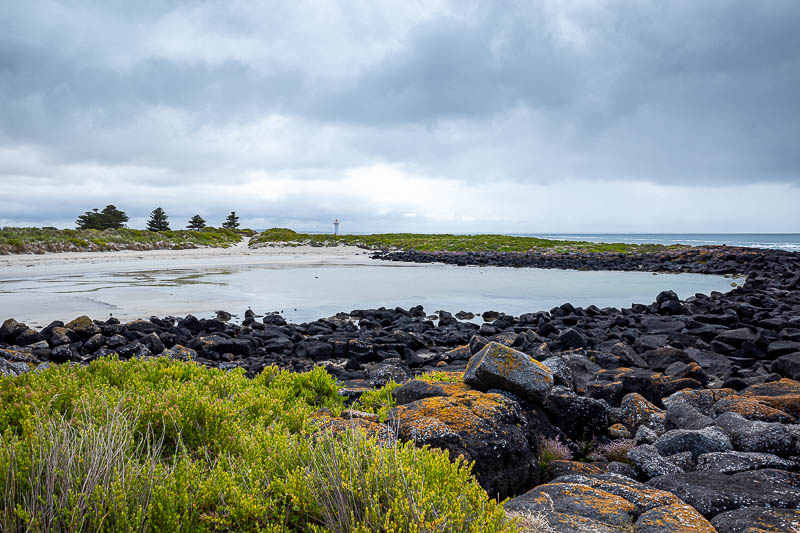  - Lighthouse in the distance.