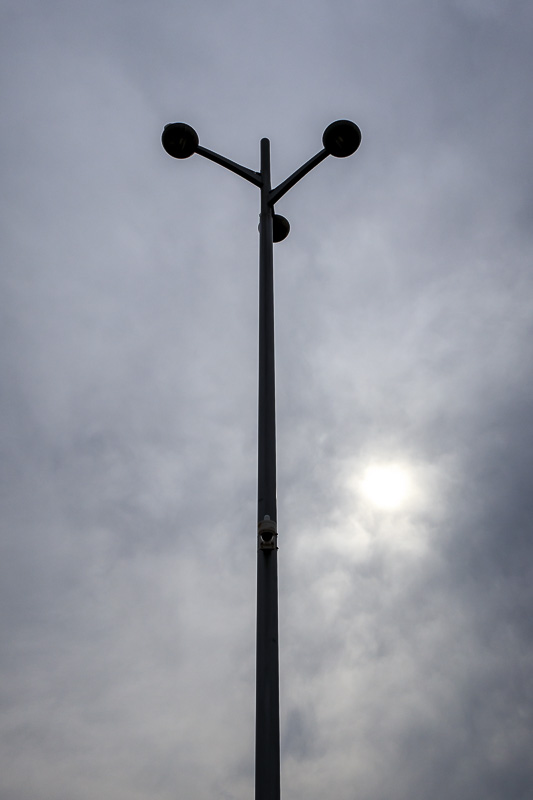  - A light pole.