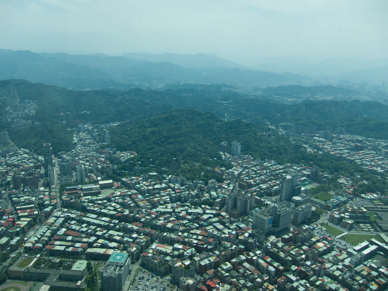 Taiwan-Taipei-Taipei 101-View-Dumplings - OK, this is the last photo of the view.