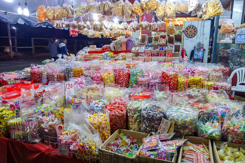 Taiwan-Taitung-Food-Cake - This photo exists only because it was so colorful. All the Taiwanese candy tastes like durian.