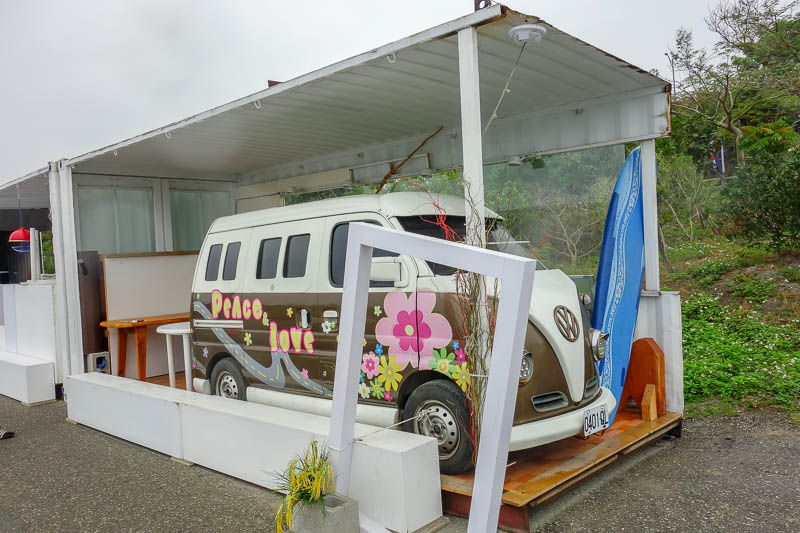 A full lap of Taiwan in March 2017 - If you win the triathlon you get this volkswagen food truck.