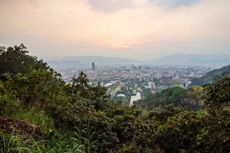 A full lap of Taiwan in March 2017 - The road loops around a few times, and gives you lots of opportunity to enjoy the view. So I did. Whilst running up hill. I was so happy to be running