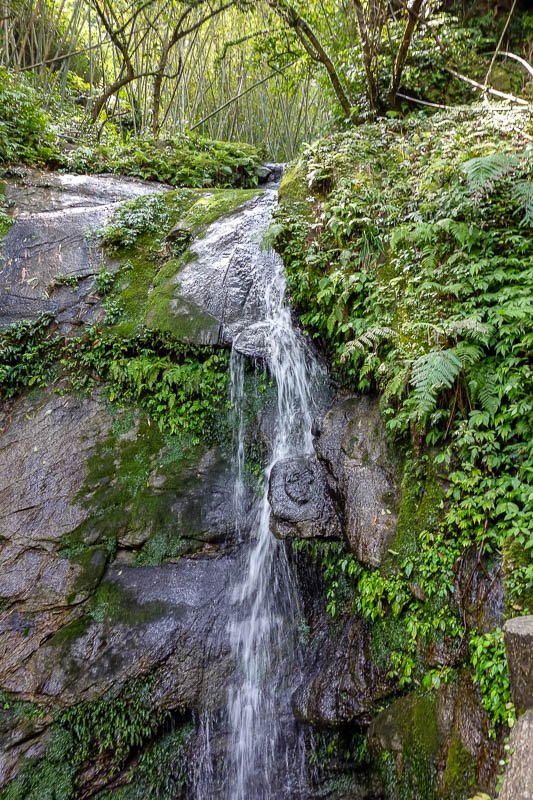 Taiwan-Pingxi-Hiking-Climbing - The very start of the trail is actually marked by a waterfall.