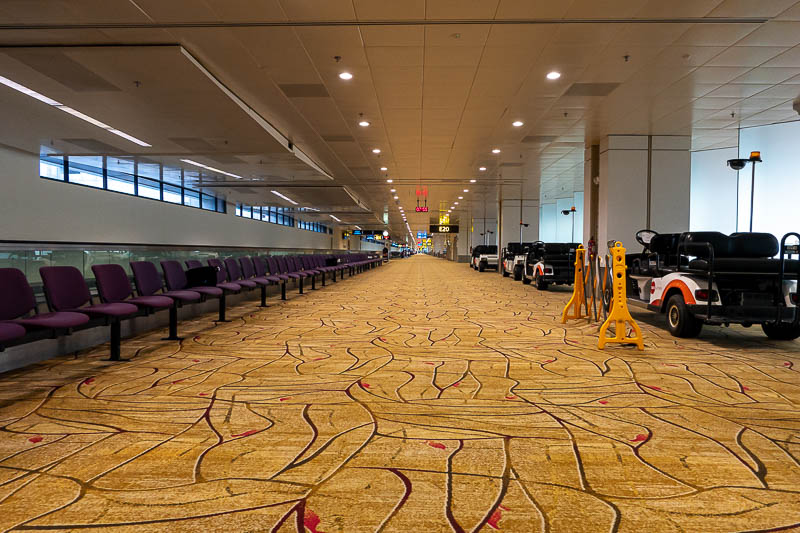 Taiwan for the 5th time - April and May 2023 - And for my last shot of the airport, my usual carpet appreciation. I mentioned it above, I am fascinated by how much carpet is in an airport. I should