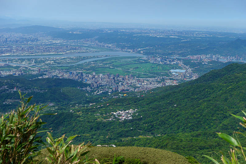 Taiwan-Taipei-Hiking-Yangmingshan - A view with a zoom from the lookout I mentioned above.