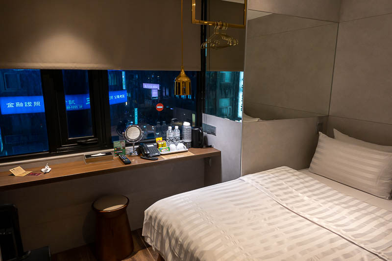 Taiwan for the 5th time - April and May 2023 - My room. It is a room from a well established hotel chain with no fewer than 5 hotels dotted around the station. Because it is well known and near the