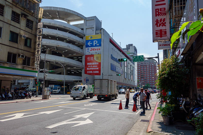 Taiwan for the 5th time - April and May 2023 - My journey to the botanical gardens took me past a giant French Taiwanese supermarket. I did a lap to enjoy the air conditioning. The top floor had a 