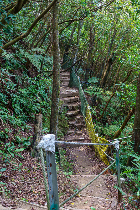 Taiwan for the 5th time - April and May 2023 - Much of the path today was landscaped like this, but then occasionally there were dangerous bits with no ropes or markings of any kind, plenty of smal