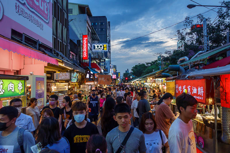 Taiwan for the 5th time - April and May 2023 - OK, more night market. It seems to go for many busy streets full of people. I actually avoided some of the busier bits.