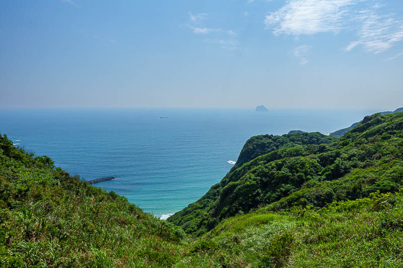 Taiwan for the 5th time - April and May 2023 - Onto the mountain trail. That is an island. There is an island here somewhere you can take a day trip to. I do not know if that is the one. Either way