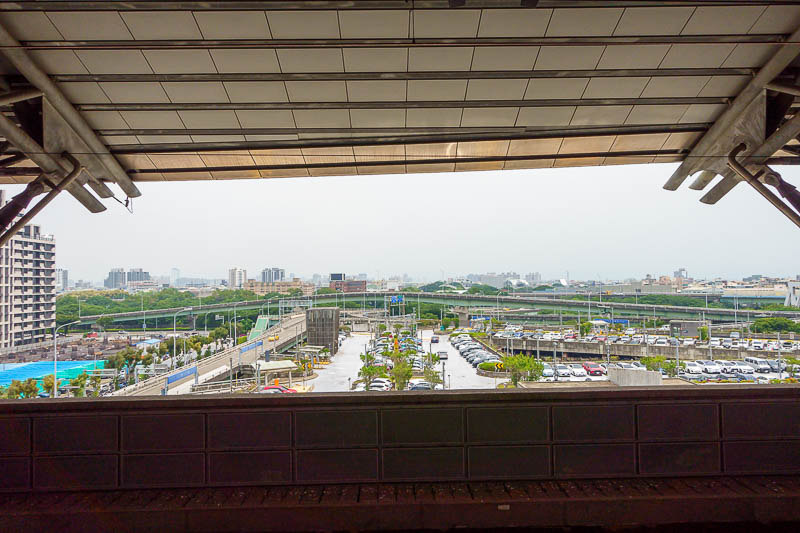 Taiwan for the 5th time - April and May 2023 - Arriving in Taichung, on what is surely the most boring day of all photos, here is the view from the high speed rail station, which is far outside of 