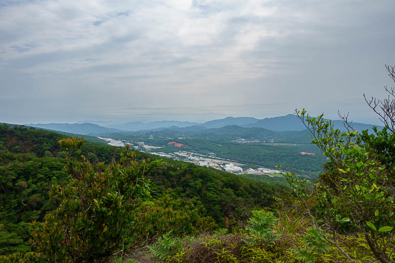 Taiwan-Taichung-Hiking-Huoyan Mountain - View from the top, or a top anyway. At this point I realised I had missed the view spot, because now it was green in all directions.