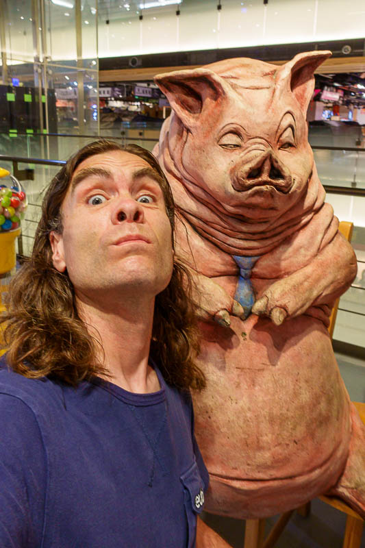 Taiwan for the 5th time - April and May 2023 - And here I am, the pig main... OINK.