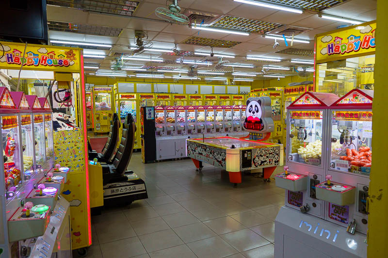 Taiwan for the 5th time - April and May 2023 - I have read that all these places with lots of claw machines are specifically set up for money laundering purposes. Note that it is in a very busy par
