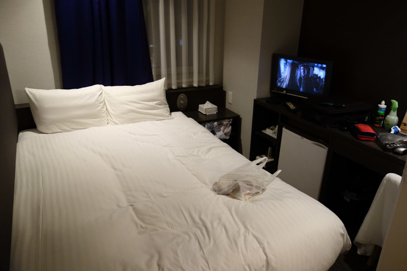 I flew all the way to Tokyo and back for the weekend - My hotel room is small. Really small. Its also $65. It has everything I could need and really fast internet. The bed seems excellent. Its the second s