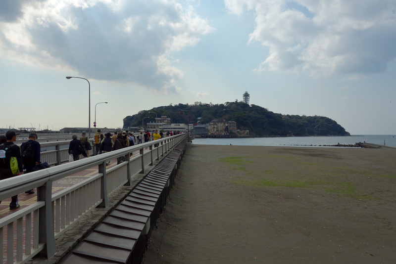 I flew all the way to Tokyo and back for the weekend - The causeway across to the island. Its sort of like Granite island near Victor Harbour in South Australia, only a lot more upmarket.