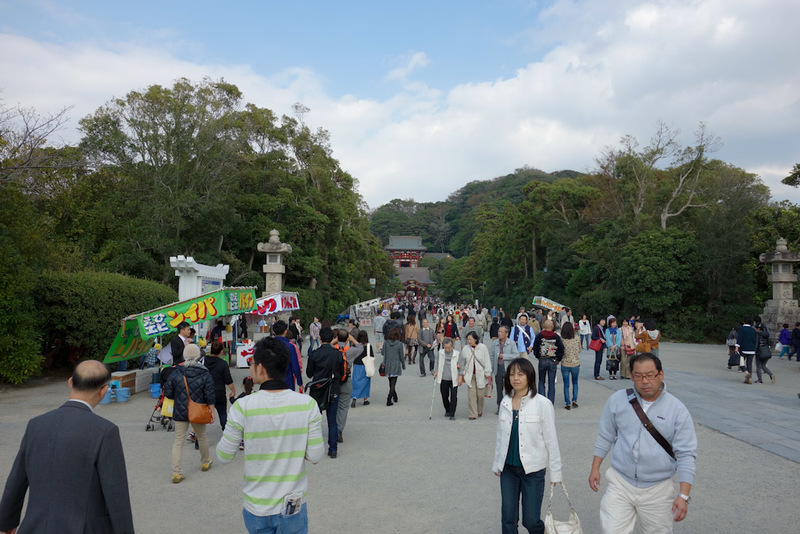 I flew all the way to Tokyo and back for the weekend - The path to the shrine, inside the 'world heritage area' has many stalls selling crap. A bit surprising for Japan.